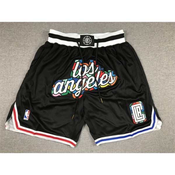 Los Angeles Clippers Black Just Don Shorts