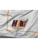 Miami Heat White Just Don Shorts