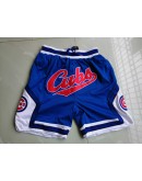 Chicago Cubs Blue Just Don Shorts