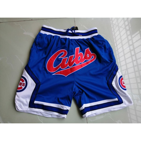 Chicago Cubs Blue Just Don Shorts