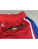 Philadelphia 76ers Red Just Don Shorts