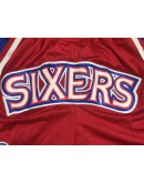 Philadelphia 76ers Red Just Don Shorts