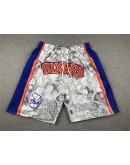 Philadelphia 76ers White Just Don Shorts