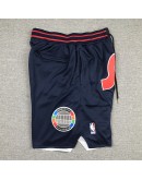 Philadelphia 76ers Black Just Don Shorts