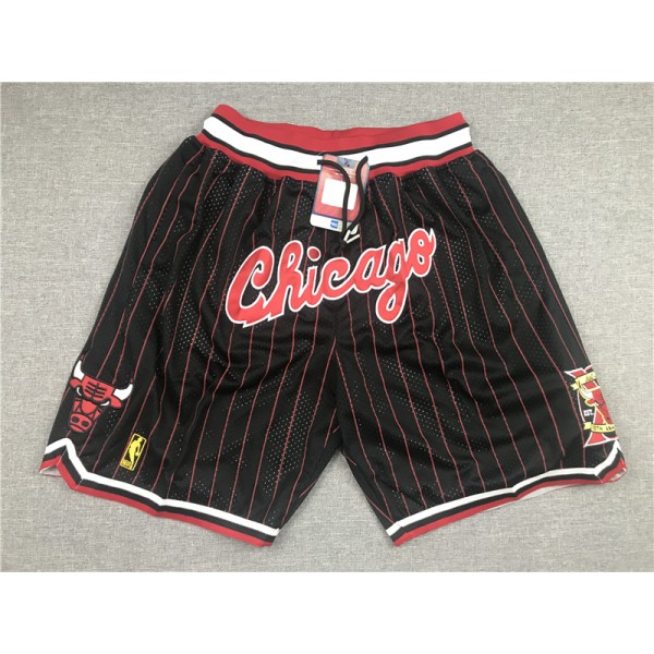 Chicago Bulls Black Just Don Shorts