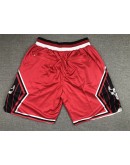 Chicago Bulls Red Just Don Shorts