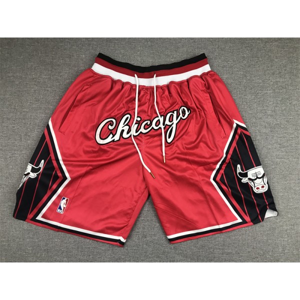 Chicago Bulls Red Just Don Shorts