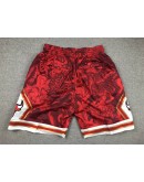 Chicago Bulls Red Just Don Shorts