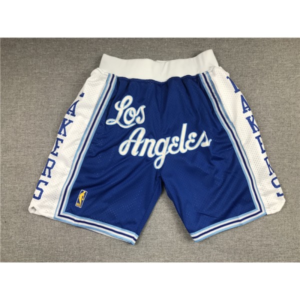 Los Angeles Lakers Blue Just Don Shorts