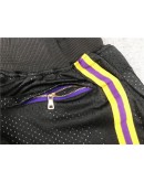 Los Angeles Lakers Black Just Don Shorts