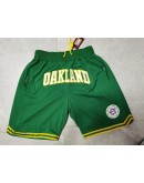 Oakland Athletics Green Just Don Shorts