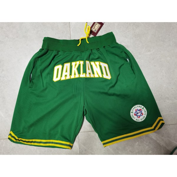 Oakland Athletics Green Just Don Shorts