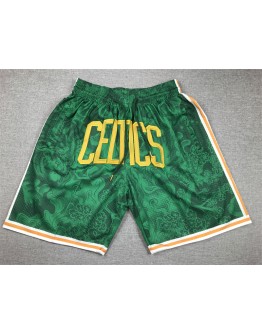 Boston Celtics Green Just Don Shorts