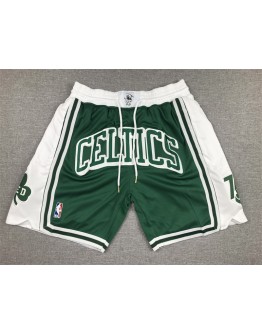 Boston Celtics Green Just Don Shorts