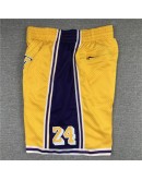 Los Angeles Lakers Yellow Just Don Shorts