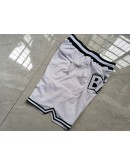 Brooklyn Nets White Just Don Shorts