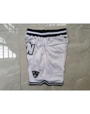 Brooklyn Nets White Just Don Shorts