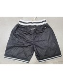 Brooklyn Nets Black Just Don Shorts