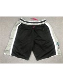 San Antonio Spurs Black Just Don Shorts