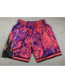 Toronto Raptors Red Just Don Shorts