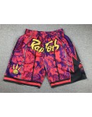 Toronto Raptors Red Just Don Shorts