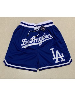 Los Angeles Dodgers Blue Just Don Shorts