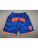 New York Knicks Blue Just Don Shorts