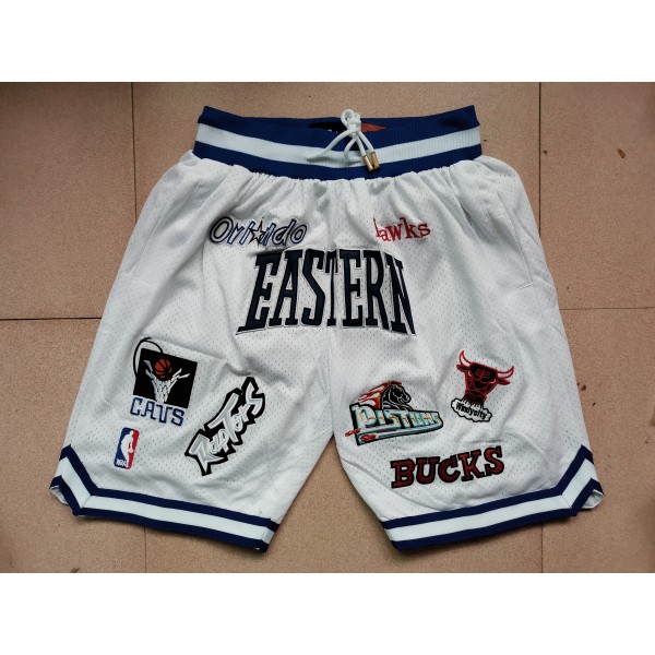 Eastern Conference White Just Don Shorts