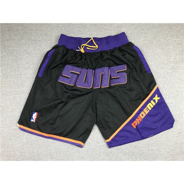 Phoenix Suns Black Just Don Shorts