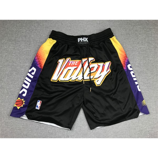 Phoenix Suns Black Just Don Shorts