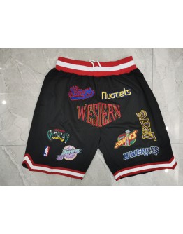 Western Conference Black Just Don Shorts