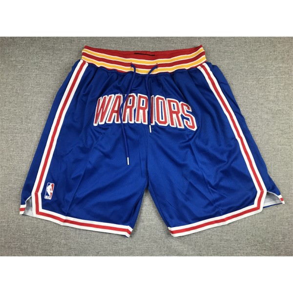 Golden State Warriors Blue Just Don Shorts