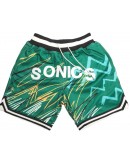 Seattle Supersonics Green Just Don Shorts