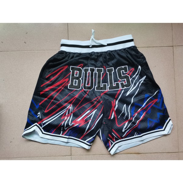 Chicago Bulls Black Just Don Shorts