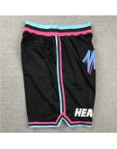 Miami Heat Black Just Don Shorts