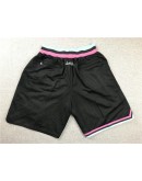 Miami Heat Black Just Don Shorts