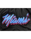 Miami Heat Black Just Don Shorts