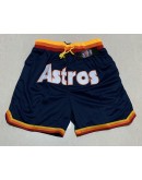 Houston Astros Black Just Don Shorts