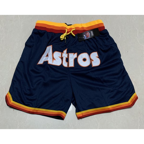 Houston Astros Black Just Don Shorts