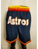 Houston Astros Black Just Don Shorts