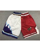 Chicago Bulls White & Red Just Don Shorts