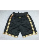 Los Angeles Lakers Black Just Don Shorts