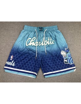 Charlotte Hornets Blue Just Don Shorts