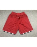 Houston Rockets Red Just Don Shorts