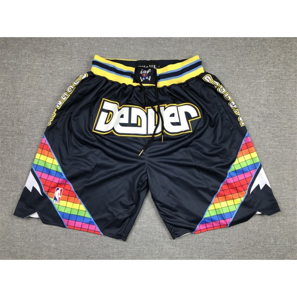 Denver Nuggets Black Just Don Shorts