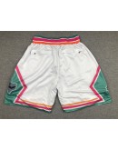 San Antonio Spurs White Just Don Shorts