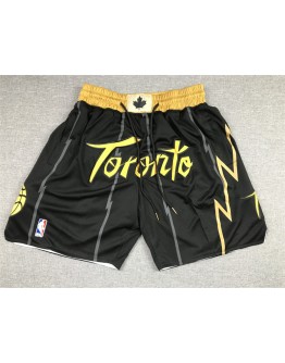 Toronto Raptors Black Just Don Shorts