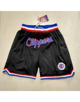 Los Angeles Clippers Black Just Don Shorts