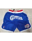 Los Angeles Clippers Blue Just Don Shorts