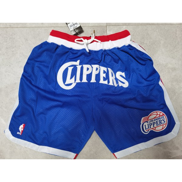 Los Angeles Clippers Blue Just Don Shorts